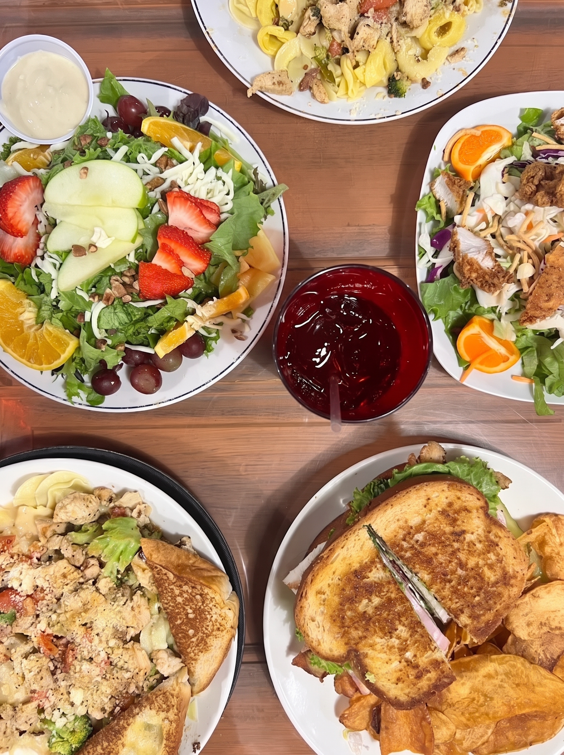 Handcrafted sandwiches, pastas, and more