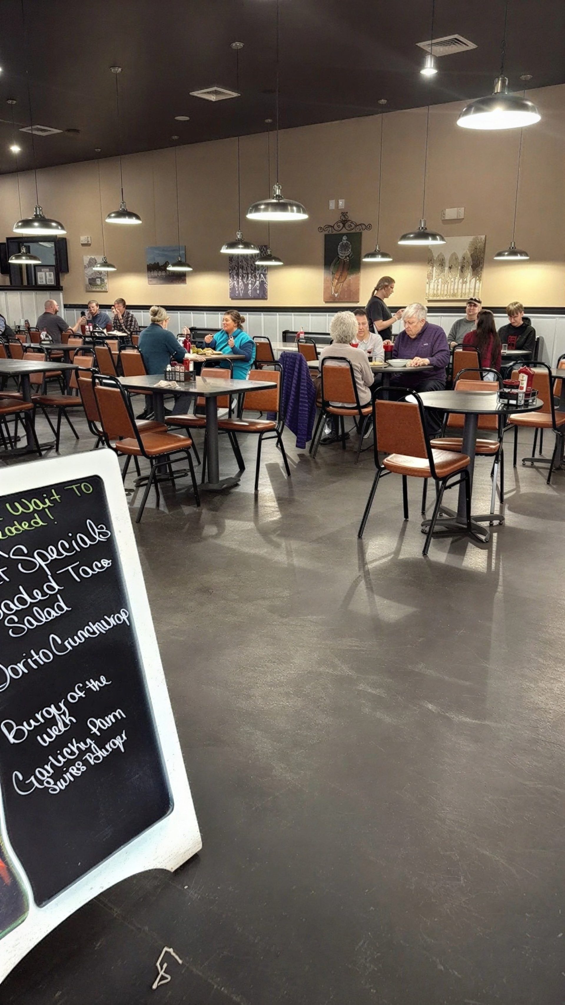Chef specials, written fresh each day